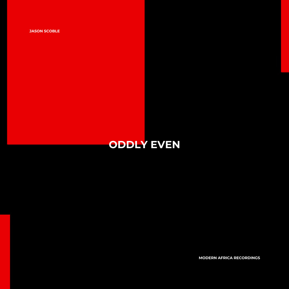Cover artwork for Oddly Even by Jason Scoble